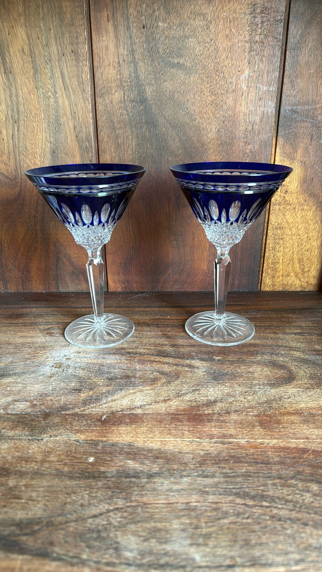 Waterford Crystal Clarendon Cobalt Martini Glass 1898732