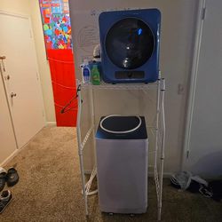 Portable washer & Dryer w/ rack