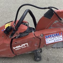 Hilti DSH 700X 70cc Hand Held Gas Cut-Off Saw
