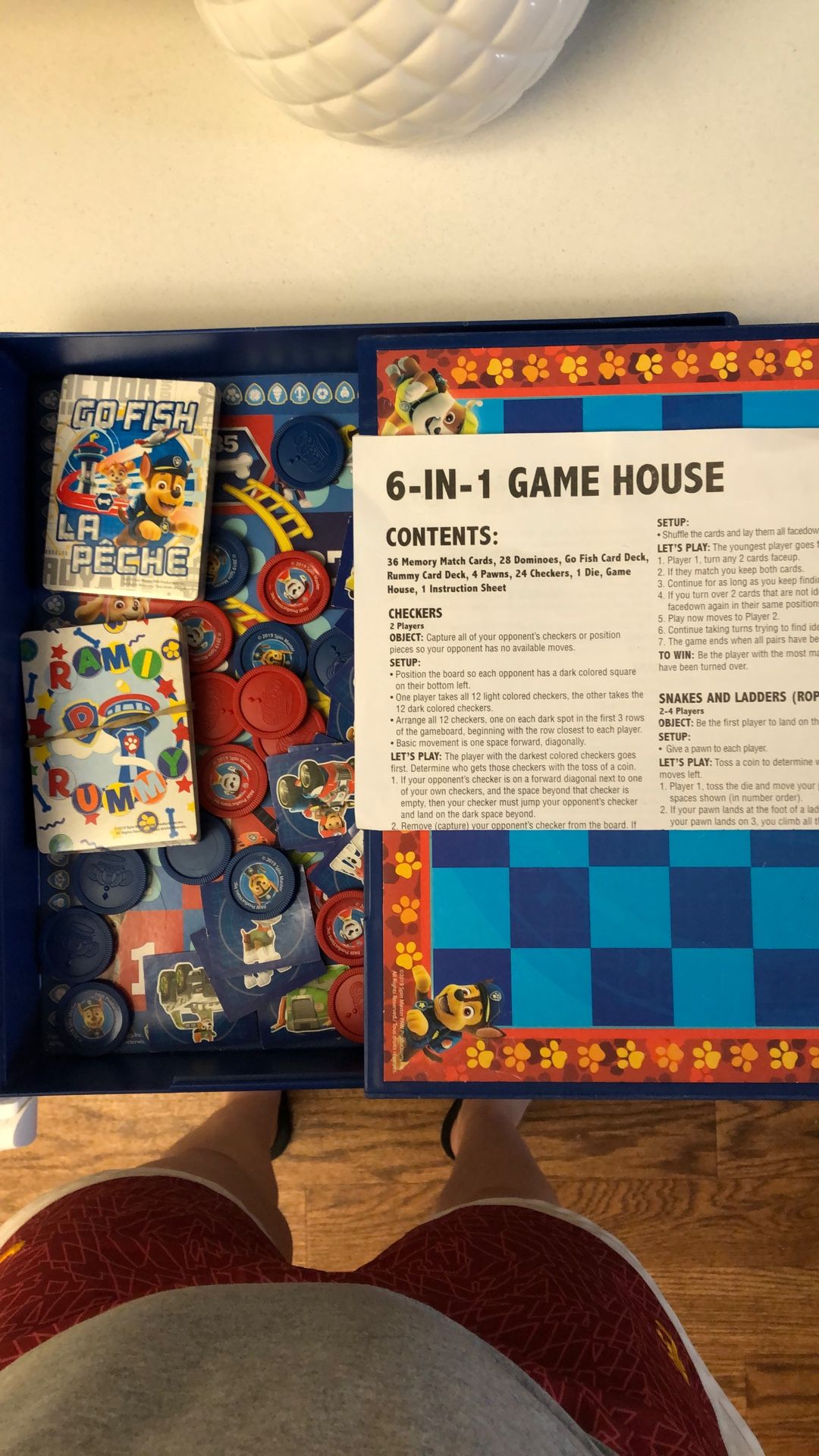 Paw Patrol 6 In 1 Game Set