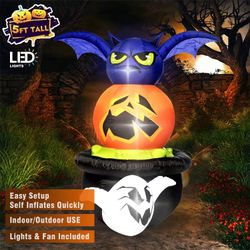 Brand New 4.9ft Halloween Inflatable With Led Lights
