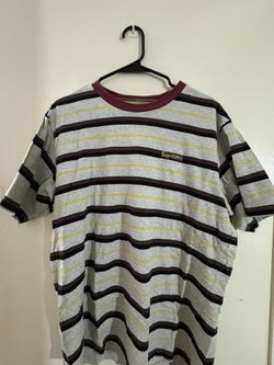 Supreme Heather Stripe Burgundy 