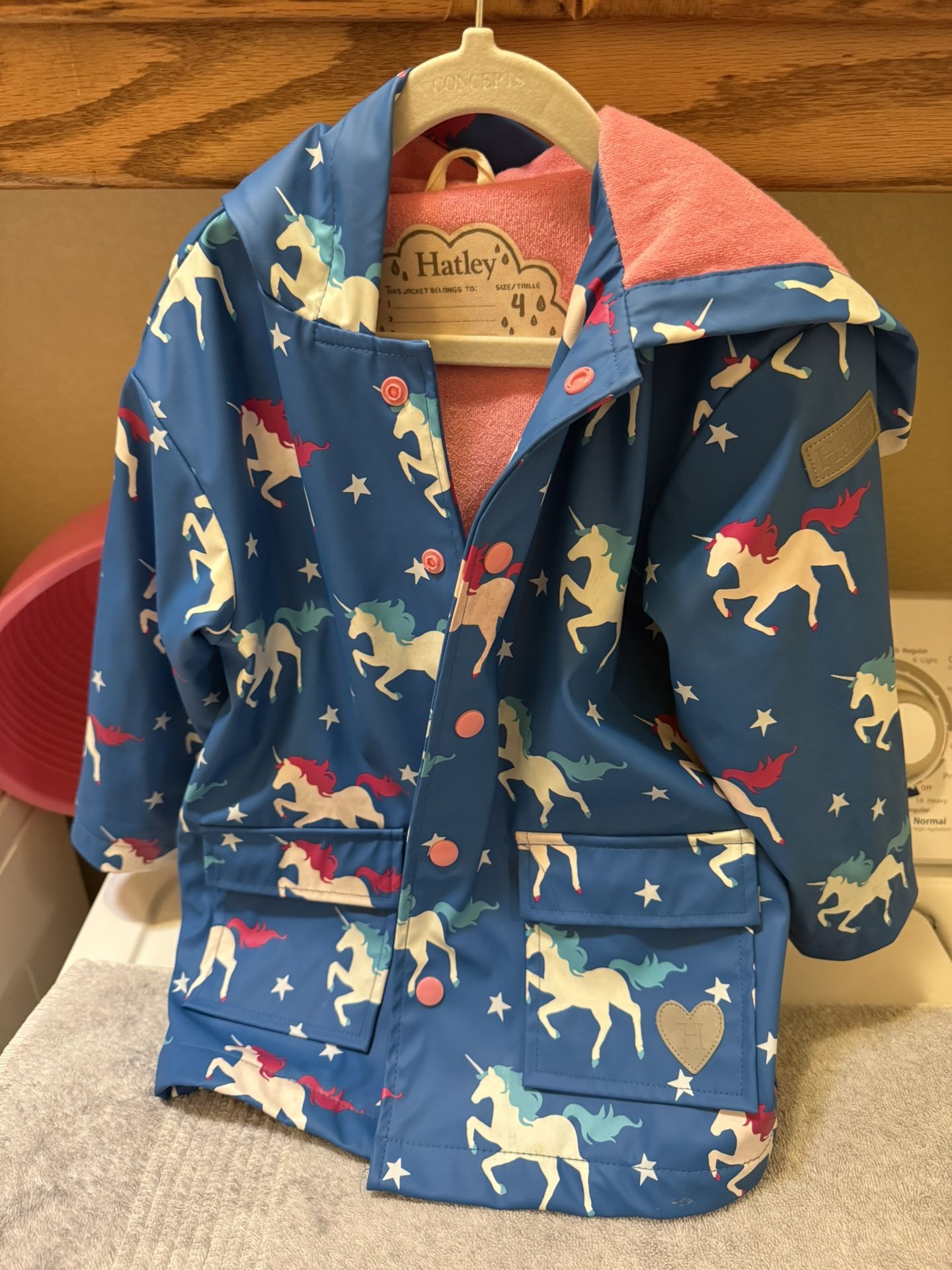 Toddler Girl’s Raincoat Jacket