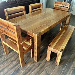 Wooden Dinner Table 