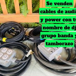 Cable De Audio Y Power 