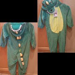 Hooded dinosaur costume 4/5T- NWT