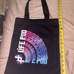 New Woven Reusable Loop Handle Tote Bag