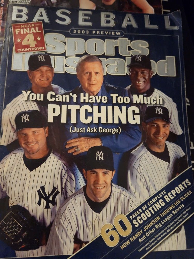 3 Magazines 2 gaming N 1 Baseball