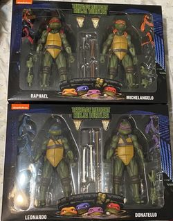 NECA Teenager Mutant Ninja Turtles 2 Packs