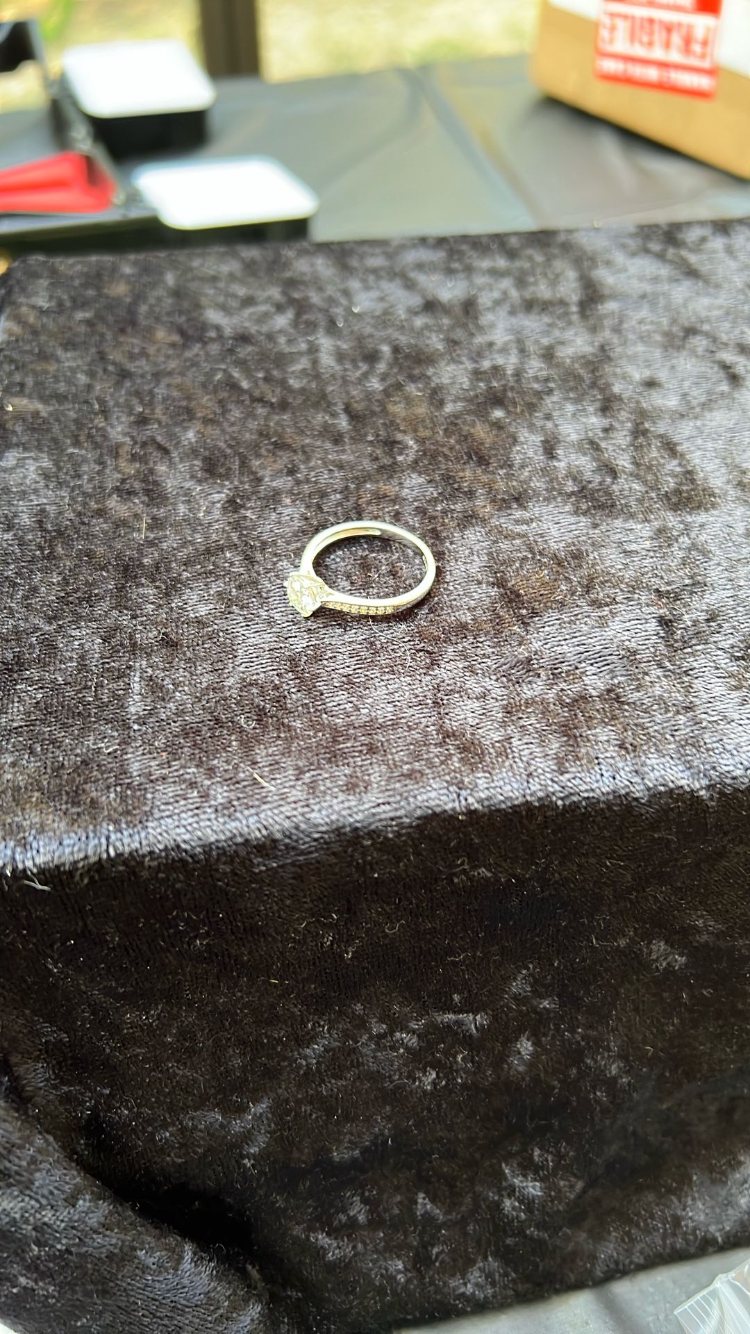 1ct Moissanite Ring Size8