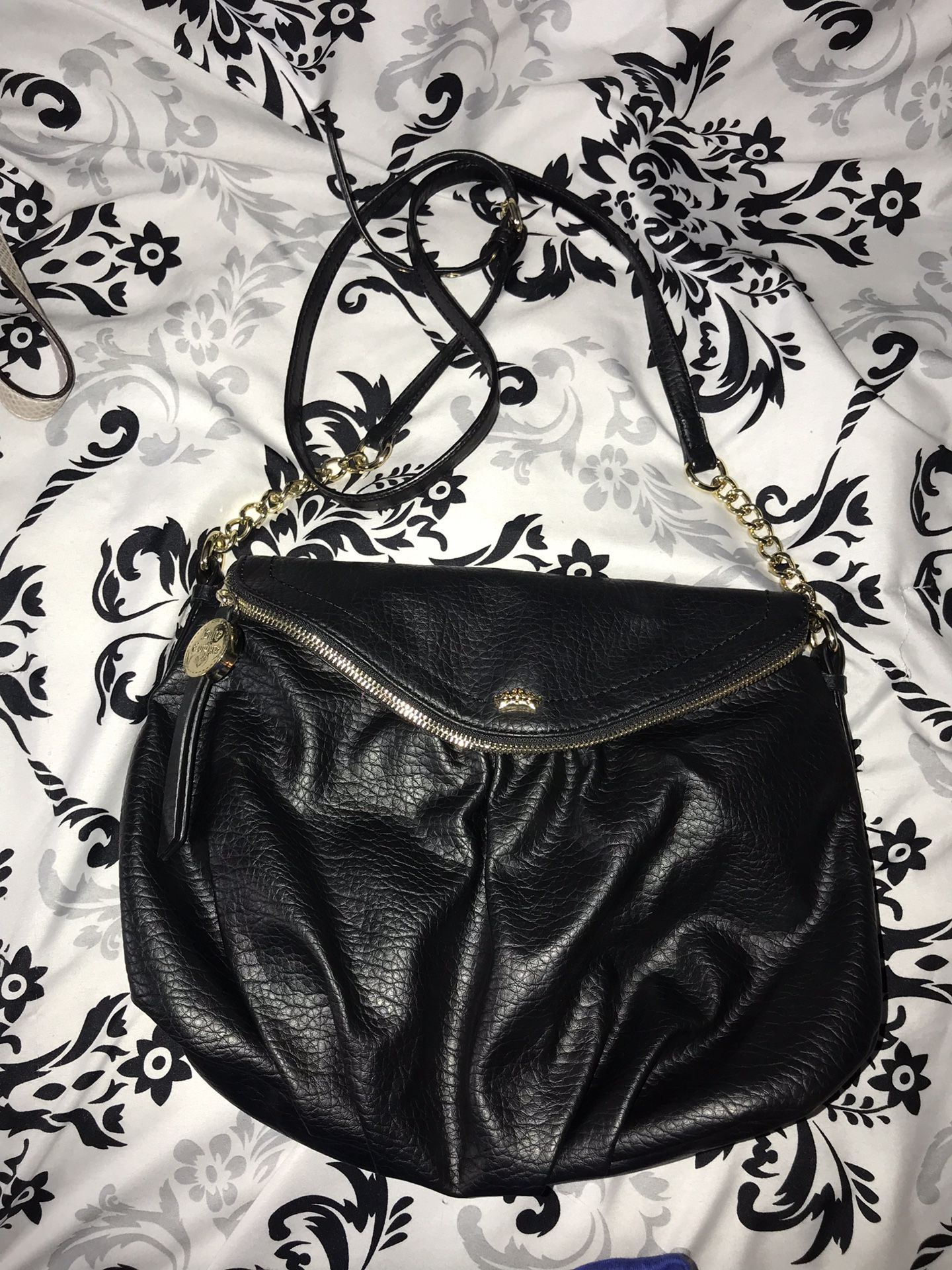 Black Juicy Couture Messenger Bag