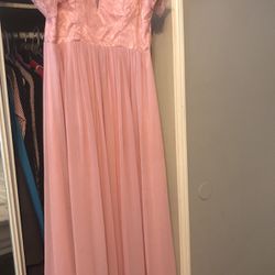 Blush Pink Dress- XL