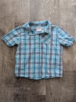 Toddler Boy Plaid Button Down Shirt