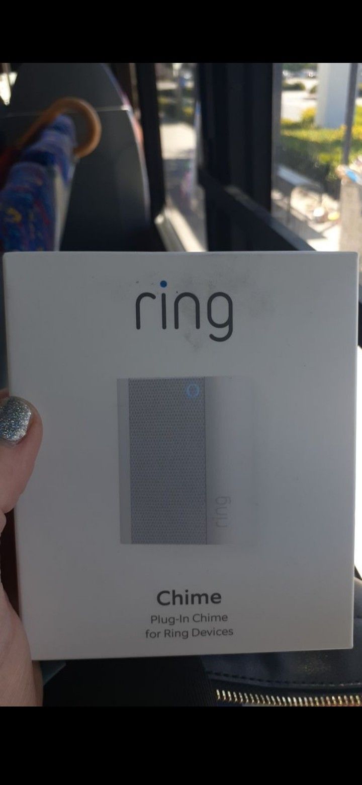 Brand new. Ring chime. Asking 25$ need immediate pickup please.