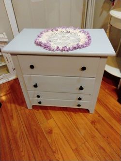 End table three drawers.$12.