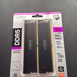 Crucial Pro DDR5 32GB (2x16GB) 6000MHz