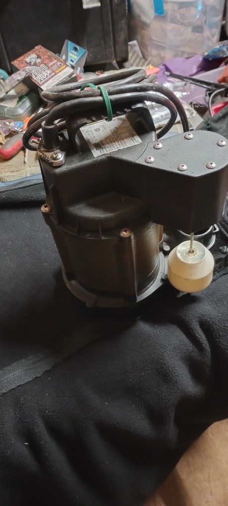 3/4 HP. Sump Pump