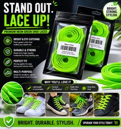 Green Neon ShoeLaces