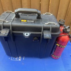 TWO Pelican 1430 Cases with MSR Fuel Bottles