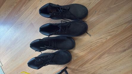 Black Timberland boots