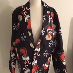 XMAS RUDOLPH BLAZER SIZE MEDIUM 