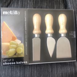 Metálla cheese knives, set of 3 