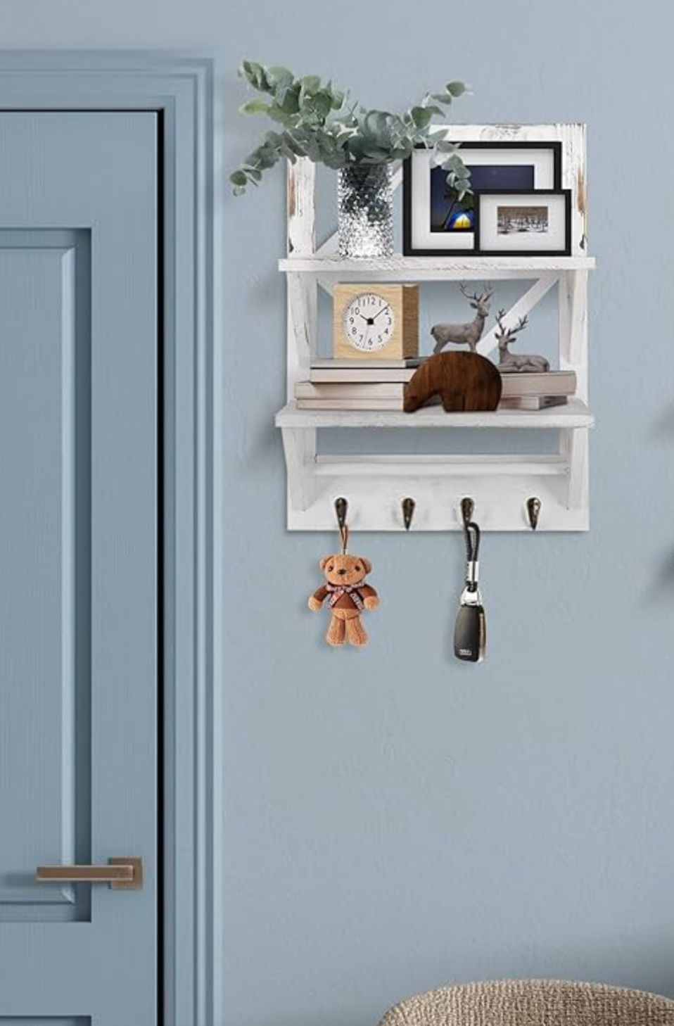 Wooden 2-Tier Shelf