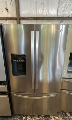 Stainless Steel Whirlpool French Door Fridge