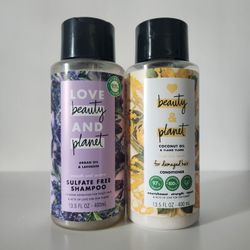 2 Love Beauty And Planet Shampoo And Conditioner 