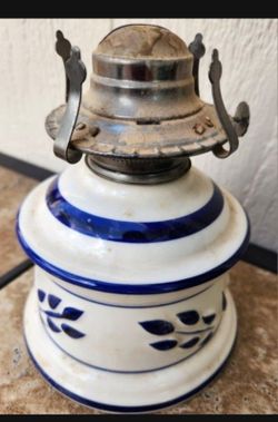 Vintage Ceramic Oil Lamp Base