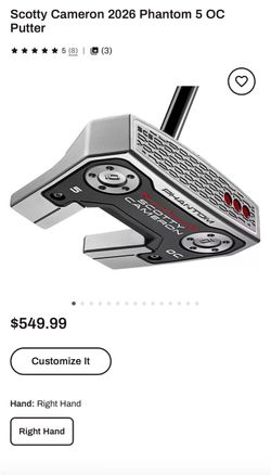 Scotty Cameron 2026 Phantom 5 OC Putter