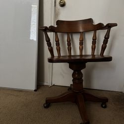 Wooden Rolling Chair