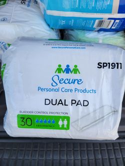 4 packs of personal care dual pads
