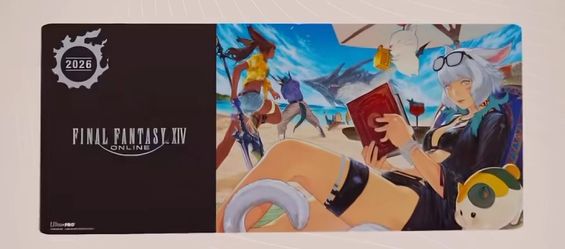 Ultra Pro Final Fantasy XIV Y'shtola Summer TCG XL Foil Playmat Anime Expo 2026 EXCLUSIVE