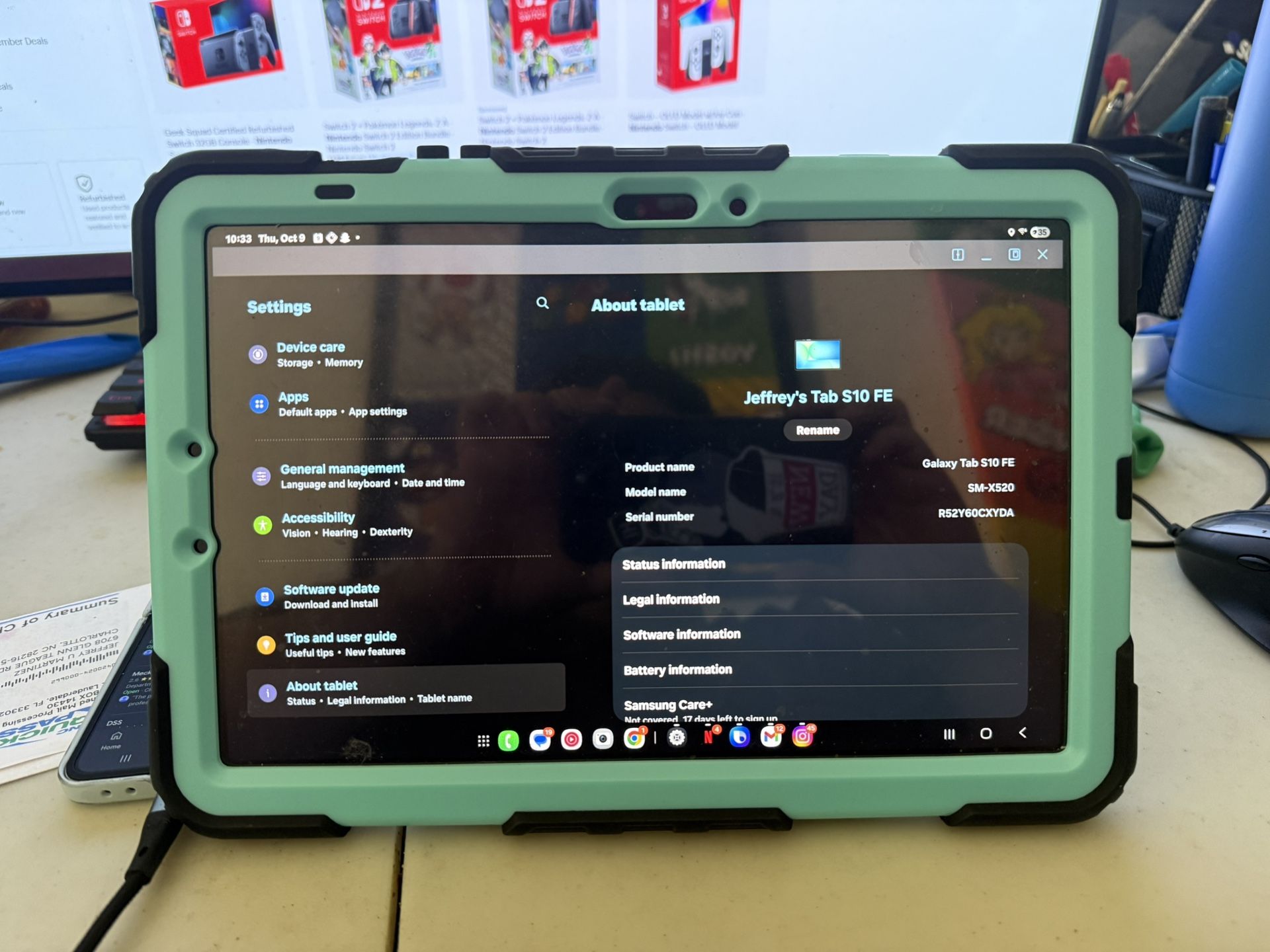 Samsung Galaxy Tab S10fe