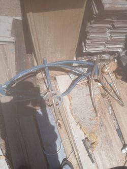 Lowrider bike frame