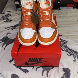 Jordan 1 High “white Starfish” Size 7 Women/ 5.5 Men’s