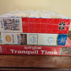 New 1500 Piece Jigsaw Puzzles - $10 Each
