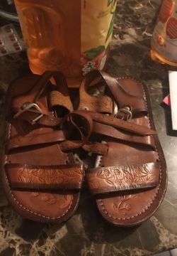 Mexican girl sandals