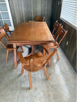 Vintage Solid Maple Table