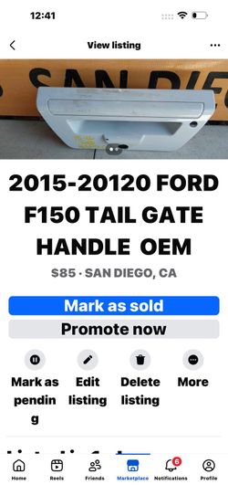 2015-2020 ford f150 tailgate handle