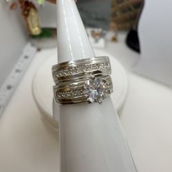 925 sterling silver rings size #6 cubic zirconia stones Mexican   solid silver ((anillo de plata Mexicana Alta calidad piedras de zirconia talla #6 so
