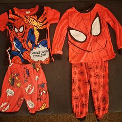 2 Spiderman PJ Outfits 