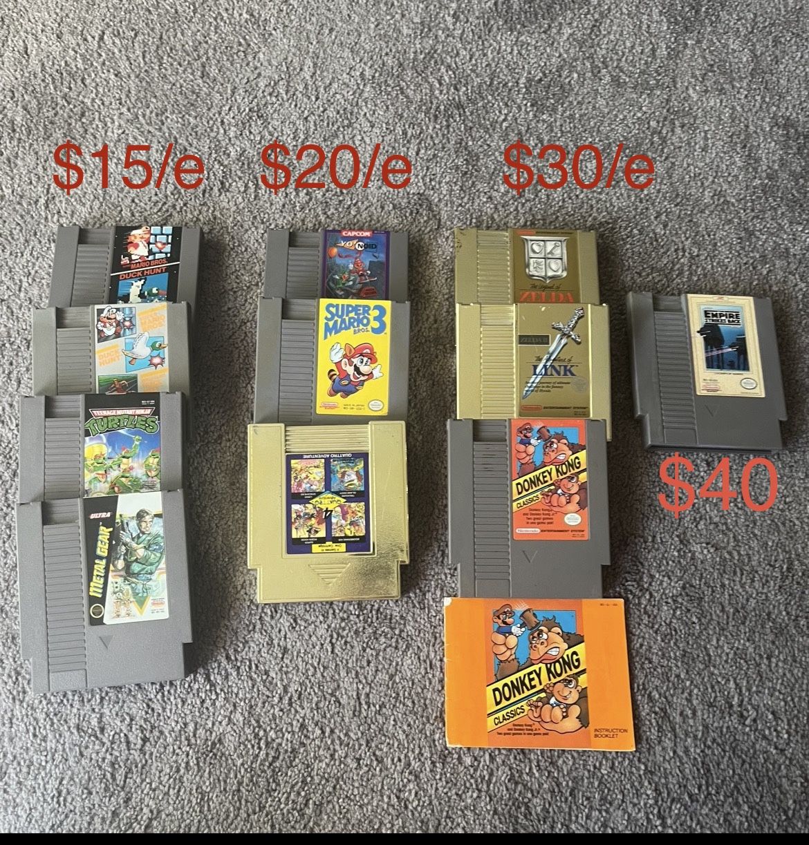 NES Games for Sale in Fort Worth, TX - OfferUp