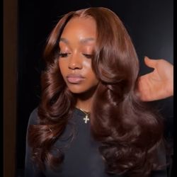 100% Human Hair Lace Front Wig 