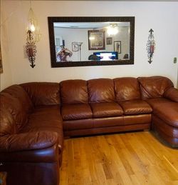 Large ornate mirror