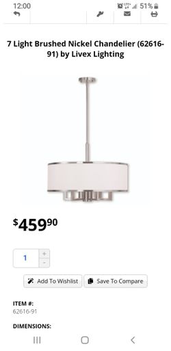 Light Fixture/ Pair. Chandeliers