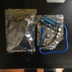 GPU Risers, 6X with adapter Cards
