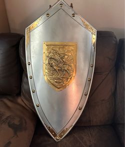 Shield of El Cid Campeador Steel. Medieval knight shield by Marto Toledo Spain.