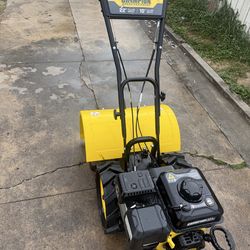 Champion Power Equipment 22 in. Counter Rotating Gas Rear Tine Tiller with Self-Propelled Agricultural Tires